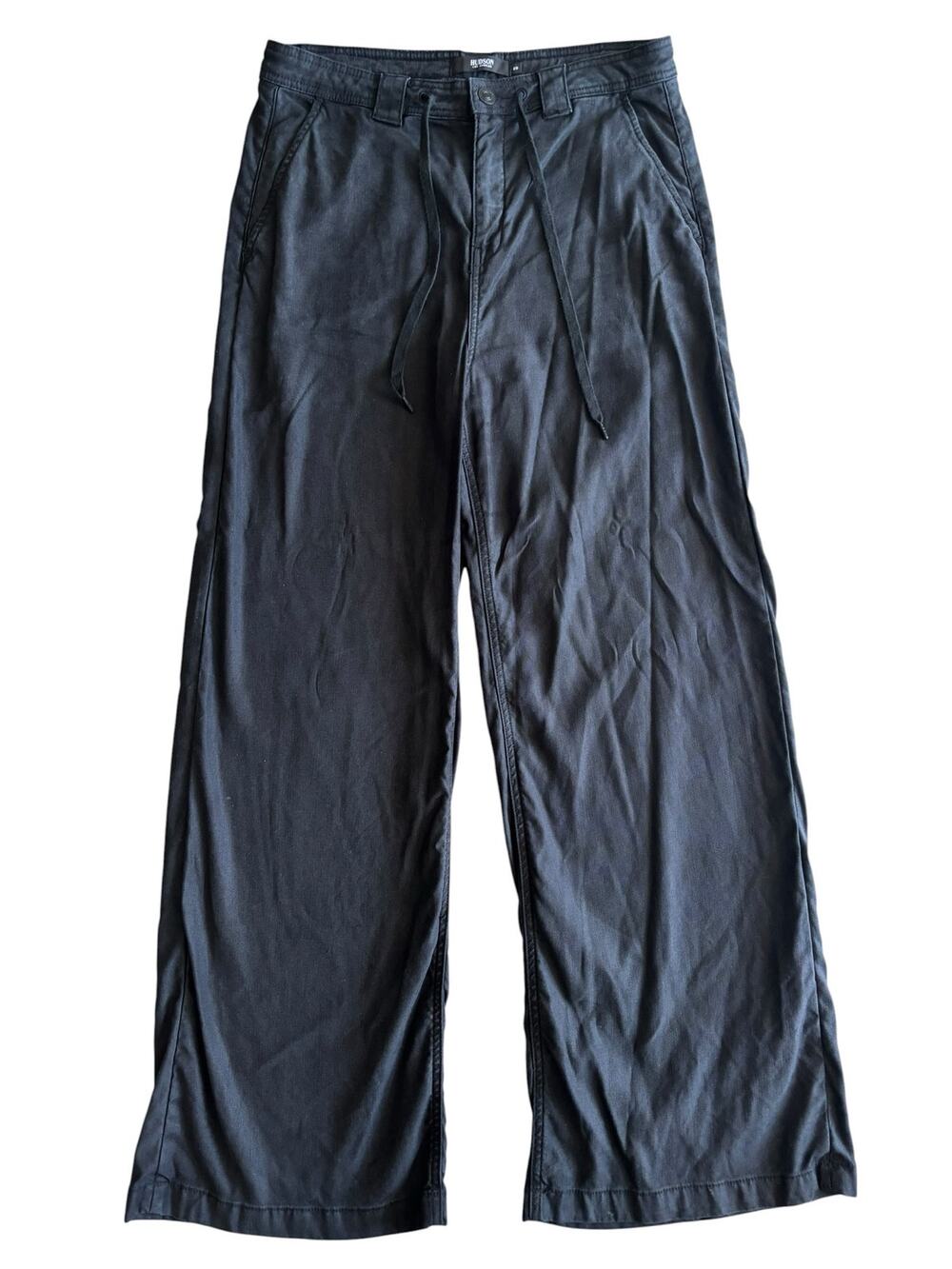 HUDSON LINEN BLEND RELAXED TROUSER JEANS SIZE 29 STRETCHY